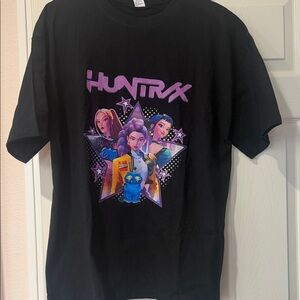 Brand new - Black Graphic KPOP DEMON HUNTRX - T-Shirt with Colorful Design